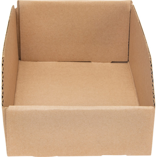 Boîtes profondes en carton ondul&eacute;, 7-5/8" la x 11-5/16" p x 4-1/2" h, Beige Nuna Depot Inc.