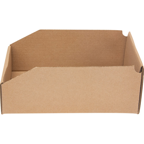 Boîtes profondes en carton ondul&eacute;, 7-5/8" la x 11-5/16" p x 4-1/2" h, Beige Nuna Depot Inc.