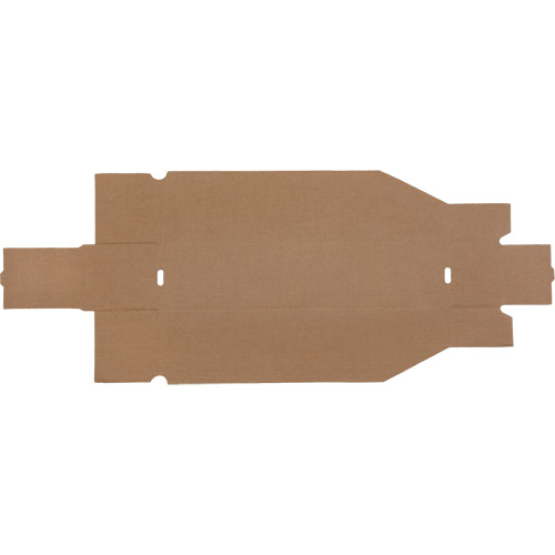 Deep Corrugated Parts Bins, 3-3/4" W x 17-1/4" D x 4-1/2" H, Beige Nuna Depot Inc.