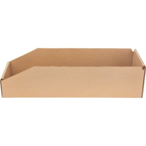 Boîtes profondes en carton ondul&eacute;, 5-3/4" la x 17-1/4" p x 4-1/2" h, Beige Nuna Depot Inc.