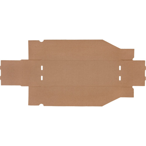 Boîtes profondes en carton ondul&eacute;, 5-3/4" la x 17-1/4" p x 4-1/2" h, Beige Nuna Depot Inc.