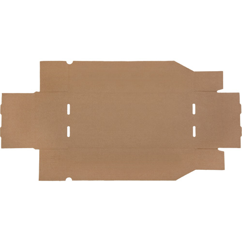 Boîtes profondes en carton ondul&eacute;, 7-3/4" la x 17-1/4" p x 4-1/2" h, Beige Nuna Depot Inc.