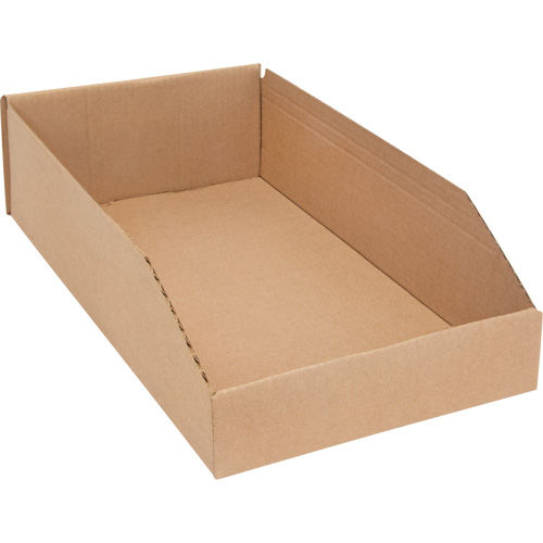 Deep Corrugated Parts Bins, 9-3/4" W x 17-1/4" D x 4-1/2" H, Beige Nuna Depot Inc.