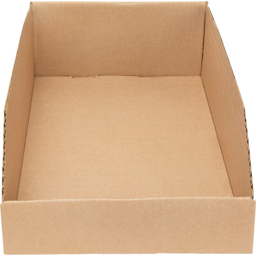 Deep Corrugated Parts Bins, 9-3/4" W x 17-1/4" D x 4-1/2" H, Beige Nuna Depot Inc.