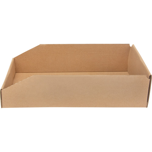 Deep Corrugated Parts Bins, 9-3/4" W x 17-1/4" D x 4-1/2" H, Beige Nuna Depot Inc.
