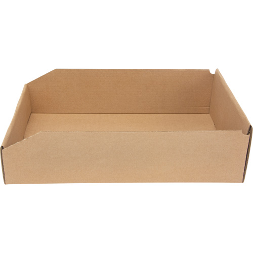 Boîtes profondes en carton ondul&eacute;, 11-3/4" la x 17-1/4" p x 4-1/2" h, Beige Nuna Depot Inc.