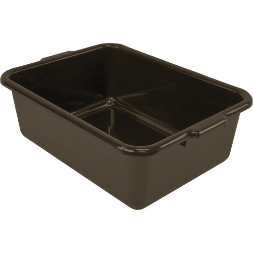 Bac d'entreposage tout usage &agrave; fond plat, 7" ha x 15" p x 21" lo, Plastique, Brun Nuna Depot Inc.