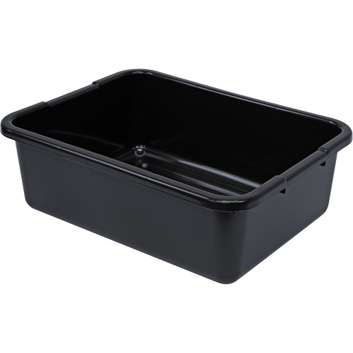 Bac d'entreposage tout usage &agrave; fond rainur&eacute;, 7" ha x 15" p x 21" lo, Plastique, Noir Nuna Depot Inc.