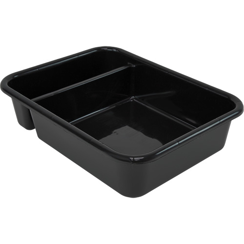 Bac d'entreposage tout usage &agrave; compartiment, 7" ha x 15" p x 20" lo, Plastique, Noir Nuna Depot Inc.