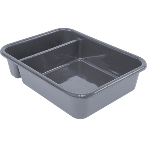 Bac d'entreposage tout usage &agrave; compartiment, 5" ha x 15" p x 20" lo, Plastique, Gris Nuna Depot Inc.