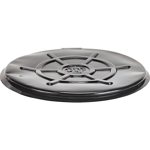 Protective Drum Lids, Closed Top, Fits: 55 US gal (45 imp. gal.), Black Nuna Depot Inc.