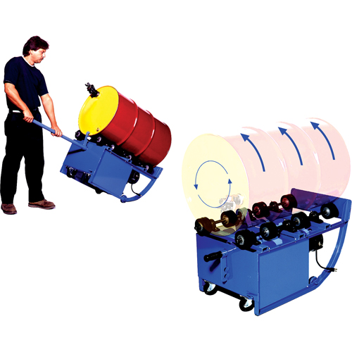 Portable Rotators, 55 US gal. (45 Imperial Gal.) Capacity, Fixed Speed, 0.5 HP Nuna Depot Inc.