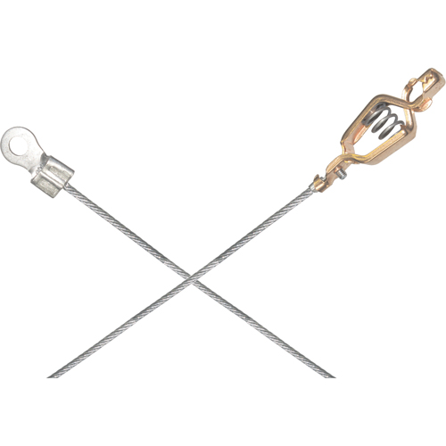 Light-Duty Bonding & Grounding Wire Assemblies - Alligator Clip & 1/4" Terminal Connectors Nuna Depot Inc.