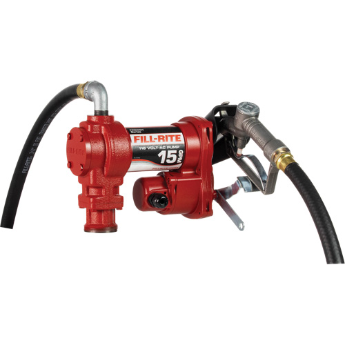 Pompes c. a. utilitaires &agrave; soupape rotative avec embout, 115 V, 15 gal./min Nuna Depot Inc.