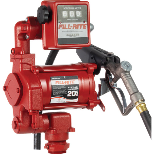 Pompes &agrave; palettes, rotatives & utilitaires, c.a., 115 V, 20 gal./min Nuna Depot Inc.