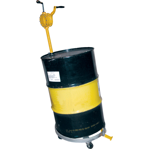 Chariots &agrave; inclinaison pour baril, Acier, Capacit&eacute;e 1200 lb, Diam&egrave;tre 23-1/2", Roue en Fonte Nuna Depot Inc.