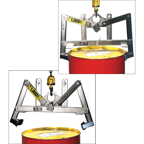 Leveurs de baril verticaux automatiques, 55 gal. US (45 gal. imp.), Cap. 1000 lb/454 kg Nuna Depot Inc.