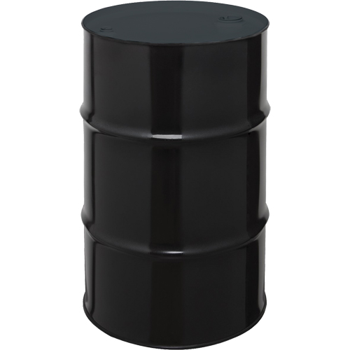 Steel Drums, 55 US gal (45 imp. gal.), Unlined, Black, Closed Top, 1A1/X1.8/300, 20 Gauge Nuna Depot Inc.