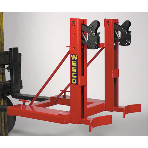 Gator Grip Forklift Attachment for Drum Handling, For 30 US Gal. (25 Imperial Gal.) / 50 US Gal. (41.6 Imperial Gal.) / 80 US Gal. (66.6 Imperial Gal.) Nuna Depot Inc.