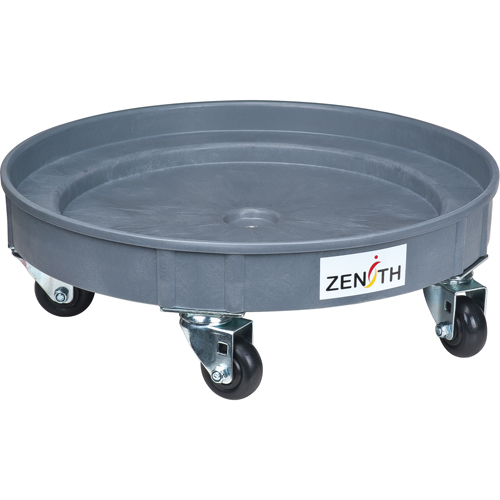 Leak Containment Drum Dolly, 24.25" dia. X 7.625" H, 1.5 US Gal. Spill Cap. Nuna Depot Inc.