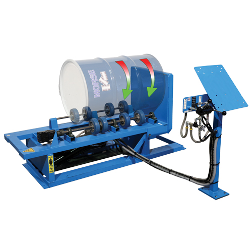Hydra-Lift Drum Rotator / Roller, 55 US gal. (45 Imperial Gal.) Capacity, Variable Speed, 1 HP Nuna Depot Inc.