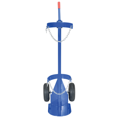 Gas Cylinder Cart, Pneumatic Wheels, 12" W x 15-1/2" L Base, 500 lbs. Nuna Depot Inc.