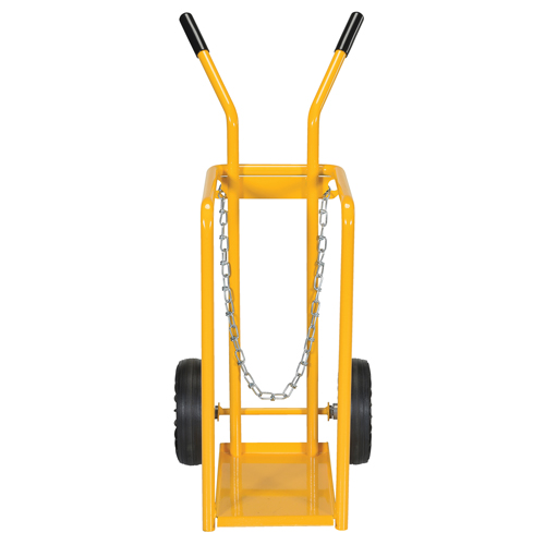 Gas Cylinder Cart, Mold-on Rubber Wheels, 9-13/16" W x 16" L Base, 150 lbs. Nuna Depot Inc.