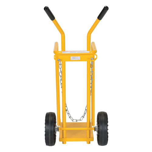 Gas Cylinder Cart, Mold-on Rubber Wheels, 9-13/16" W x 16" L Base, 150 lbs. Nuna Depot Inc.