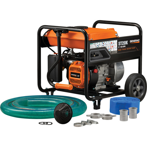 Trousse de pompe &agrave; eau &agrave; semi-r&eacute;sidus, 158 gal./min, 208 cc, 4 cycles OHV Nuna Depot Inc.