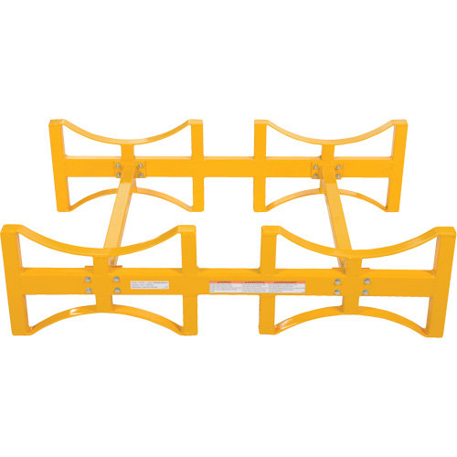 Porte-barils empilable en acier, 2 barils, Capacit&eacute; de 1600 lb, 45-1/2" la x 29-7/8" p x 12-3/4" h Nuna Depot Inc.