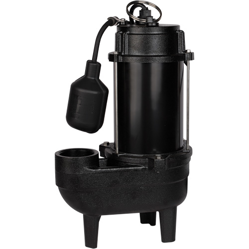Pompe d'&eacute;gout en fonte, 120 V, 9,5 A, 6000 gal./h, 1/2 CV Nuna Depot Inc.