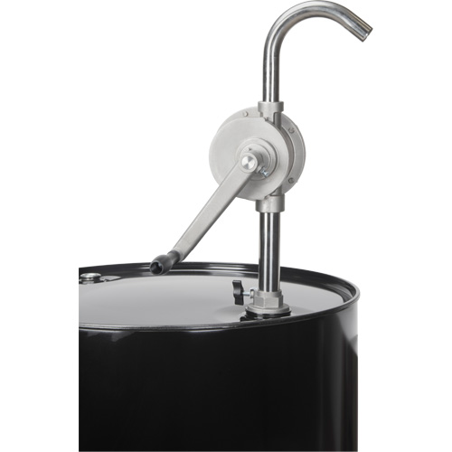 Rotary Type Drum Pump, Stainless Steel, Fits 55 Gal., 12 oz./Stroke Nuna Depot Inc.