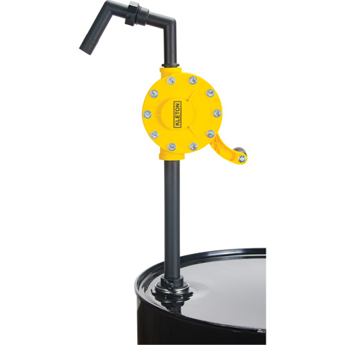 Pompe rotative pour baril, Polypropyl&egrave;ne, Pour capacit&eacute; 15 - 55 gal. US, 8 oz/course Nuna Depot Inc.