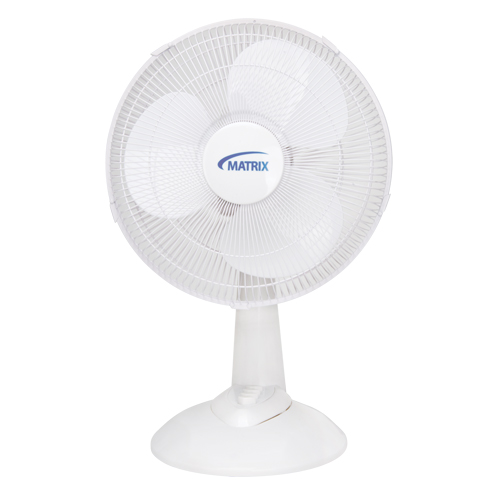 Ventilateur oscillant &agrave; boutons-poussoirs pour bureau, Diam&egrave;tre 12", 3 vitesses Nuna Depot Inc.