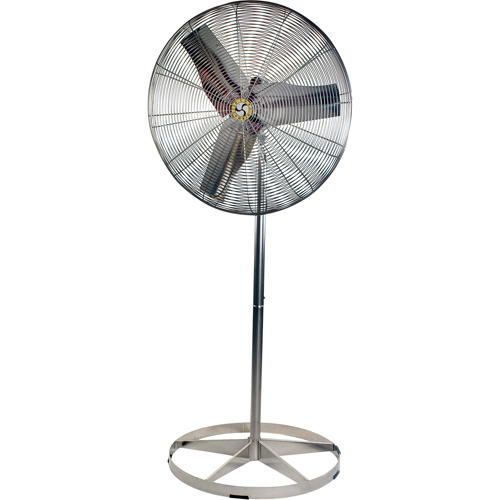 Stainless Steel Food Service Washdown Air Circulating Fans, Industrial, 1 Speed, 30" Diameter Nuna Depot Inc.