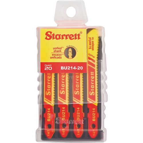 Lames pour scie sauteuse Unified Shank, Bim&eacute;tal, 2" lo, 14 dents par pouce Nuna Depot Inc.