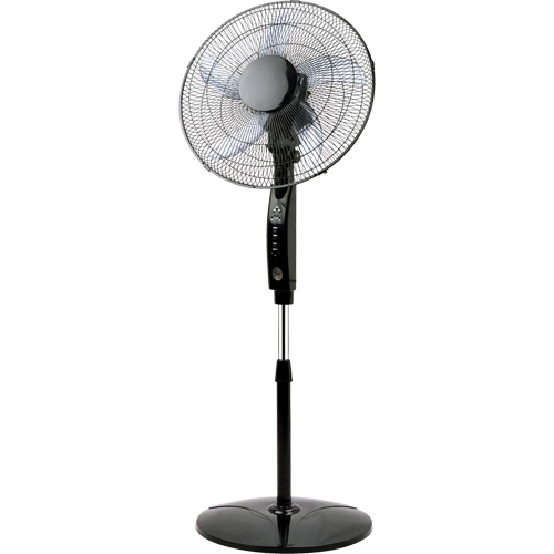 Oscillating Pedestal Fan with Remote Control, Commercial, 3 Speed, 16" Diameter Nuna Depot Inc.