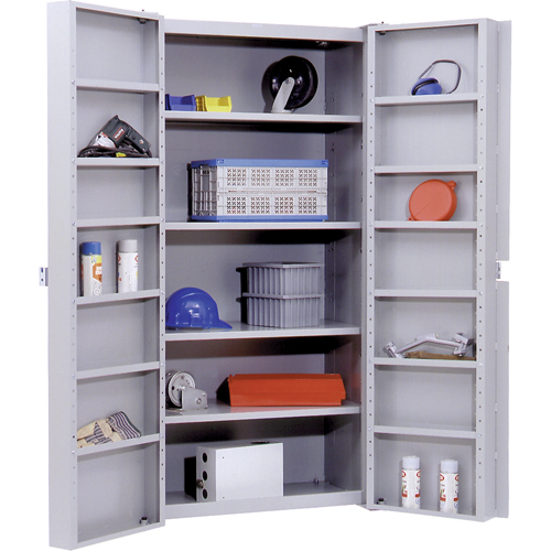 Armoires robustes &agrave; portes creuses, 38" la x 24" p x 72" h, 4 tablettes Nuna Depot Inc.
