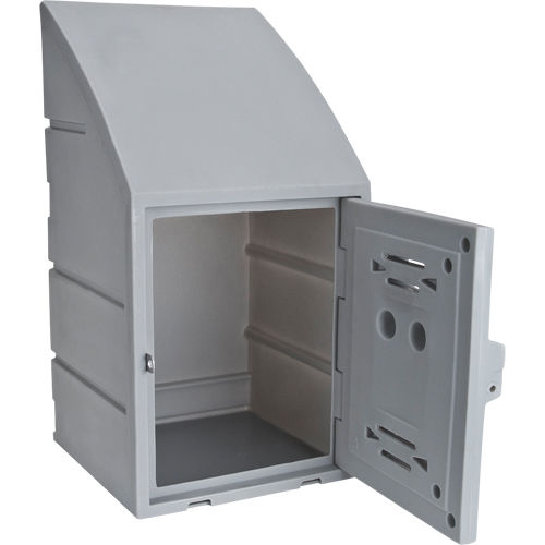 Locker, 15" x 15" x 31", Grey, Assembled Nuna Depot Inc.