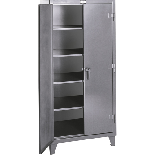 Armoires de rangement Rough & Tough, Acier, 4 Tablettes, 72" h x 72" la x 24" P, Gris Nuna Depot Inc.