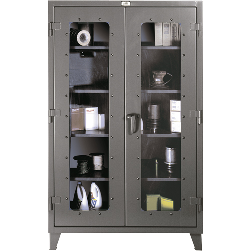 Clearview Cabinets, Steel, 4 Shelves, 72" H x 48" W x 24" D Nuna Depot Inc.
