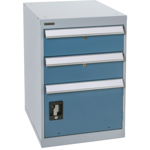 &eacute;tabli sur pi&eacute;destal avec une porte & deux tiroirs, 2 Tiroirs, 18" la x 21" p x 28" h Nuna Depot Inc.