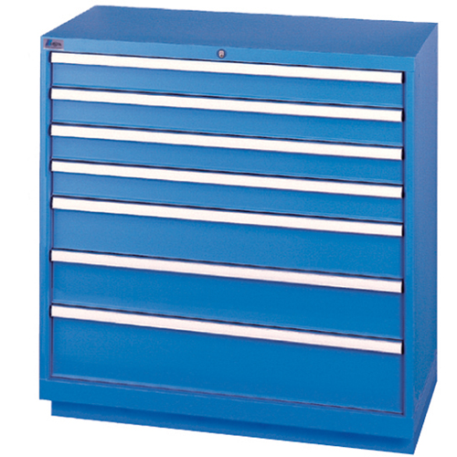 Armoires de rangement avec tiroirs, 7 tiroirs, 40-1/4" la x 22-1/2" p x 41-3/4" h, Bleu brillant Nuna Depot Inc.