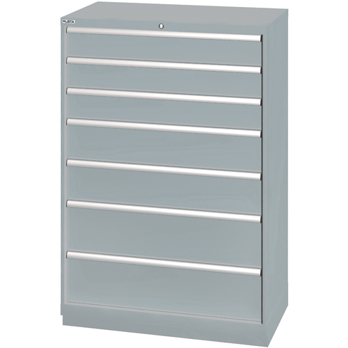 Armoires de rangement avec tiroirs, 7 tiroirs, 40-1/4" la x 22-1/2" p x 59-1/2" h, Gris Nuna Depot Inc.