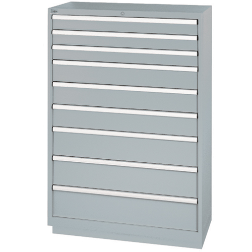 Armoires de rangement avec tiroirs, 9 tiroirs, 40-1/4" la x 22-1/2" p x 59-1/2" h, Gris Nuna Depot Inc.