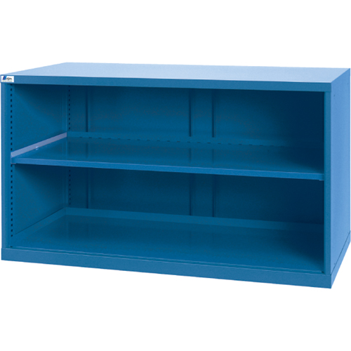 Shelf Cabinets, Steel, 33-1/2" H x 56-1/2" W x 28-1/2" D, Bright blue Nuna Depot Inc.