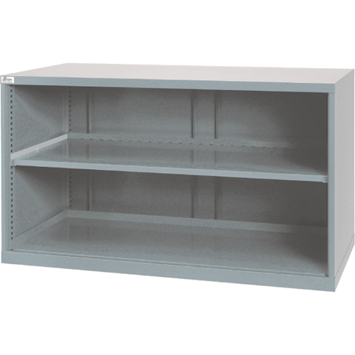 Shelf Cabinets, Steel, 33-1/2" H x 56-1/2" W x 28-1/2" D, Light Grey Nuna Depot Inc.