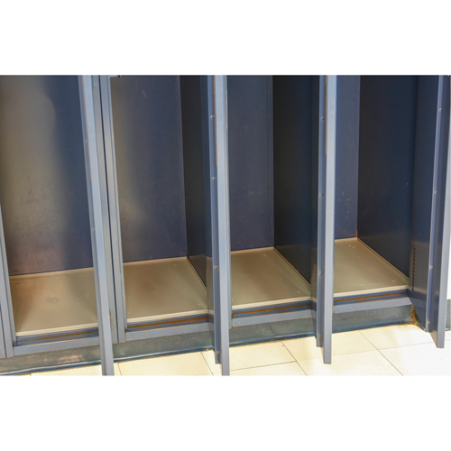Locker Base Insert, Fits Locker Size 12" x 15", Light Grey, Plastic Nuna Depot Inc.