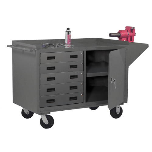 Armoire d'&eacute;tabli mobile, Acier Surface Nuna Depot Inc.