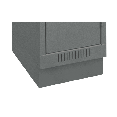 Clean Line Economy Lockers Recessed Base, 2 Banks, 4" H x 24" W x 18" D, Steel Nuna Depot Inc.